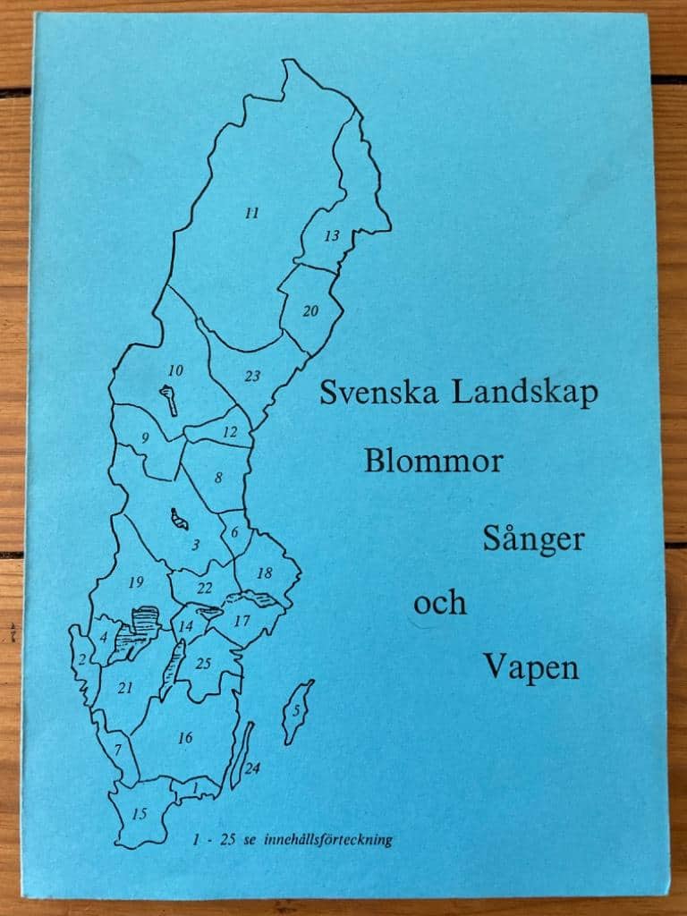 Adolf Rullander : Svenska landskap, blommor, sånger och vapen