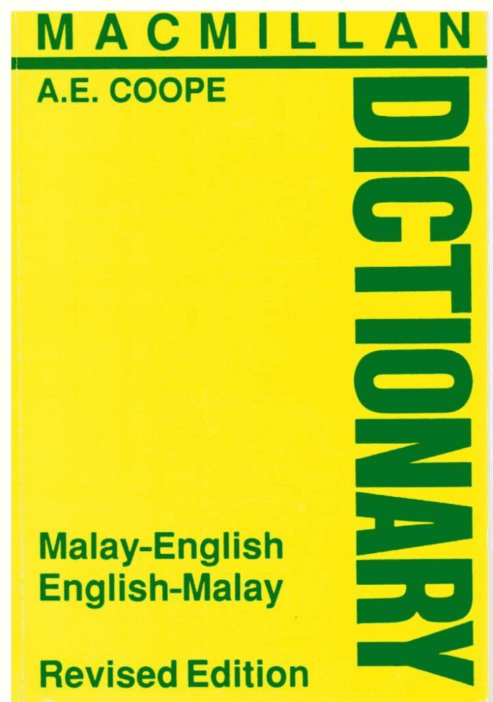 A.E. Coope : A Malay-English & English-Malay Dictionary. Revised edition