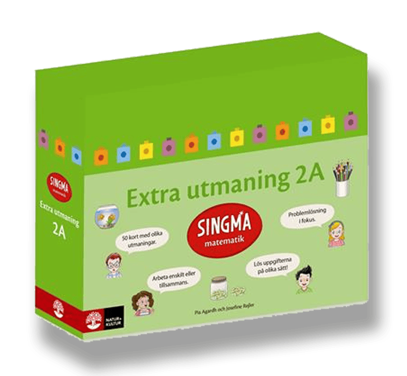Agardh, Pia ; Rejler, Josefine : Singma matematik 2A Extra utmaning