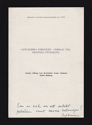 Ahlberg, Gunnar med flera : Gotländska fiskelägen