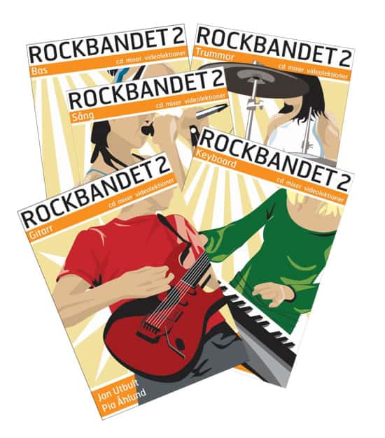 Åhlund, Pia ; Utbult, Jan : Rockbandet 2 (bokpaket)