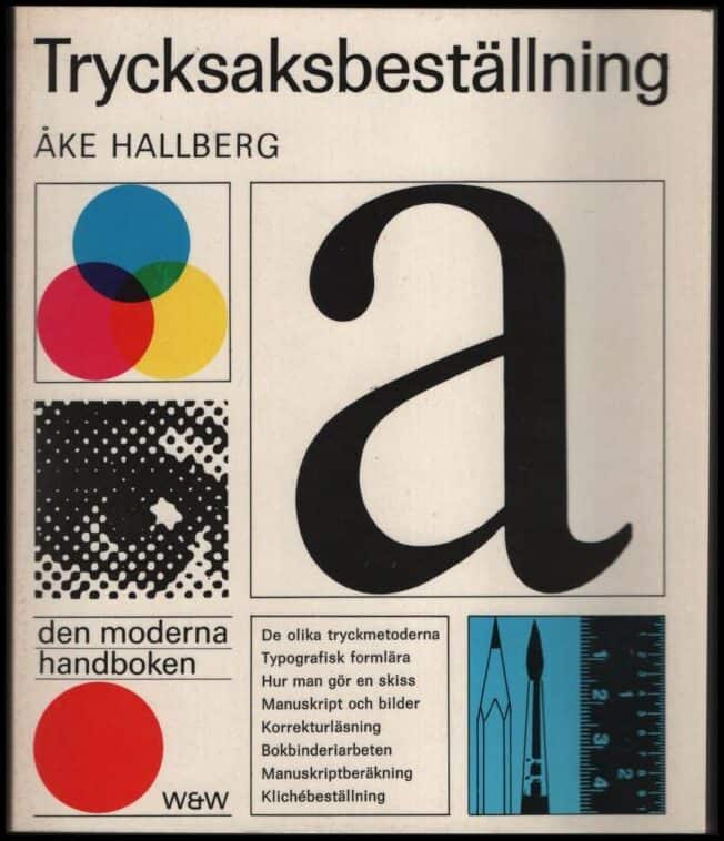 Åke Hallberg : Trycksaksbeställning