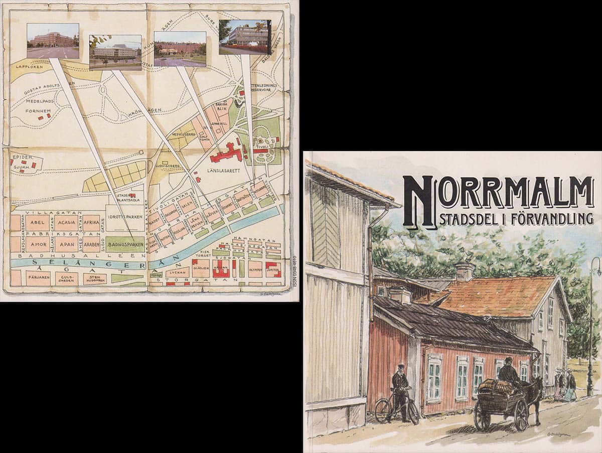 Åke Hanæus (1913-1997)- Wide, Nils ; Eriksson, Gustaf : Norrmalm. Stadsdel i förvandling