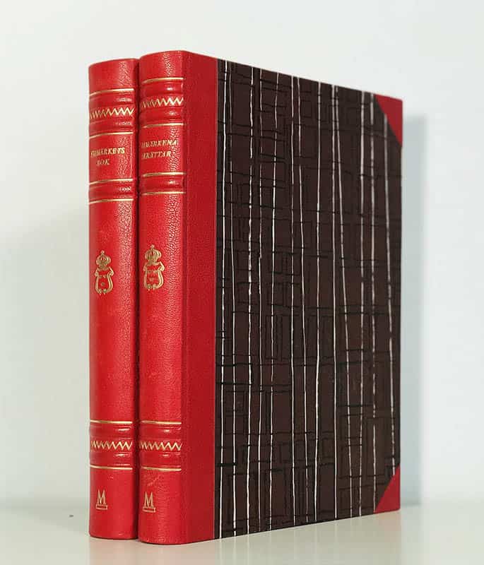 Åkerstedt, Sven (1904-1977) ; Ohlmarks, Åke (1911-1984) : Frimärkets bok. Från postens ursprung till vår tids filateli + Frimärkena berättar. Europas historia i frimärksbilder