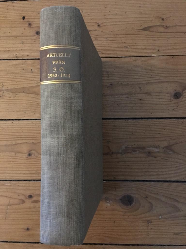 Aktuellt från Skolöverstyrelsen 1953-1954