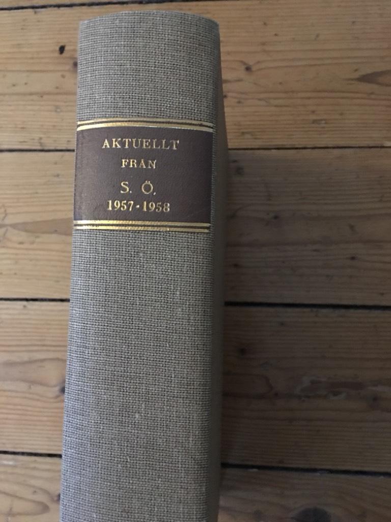 Aktuellt från Skolöverstyrelsen 1957-1958