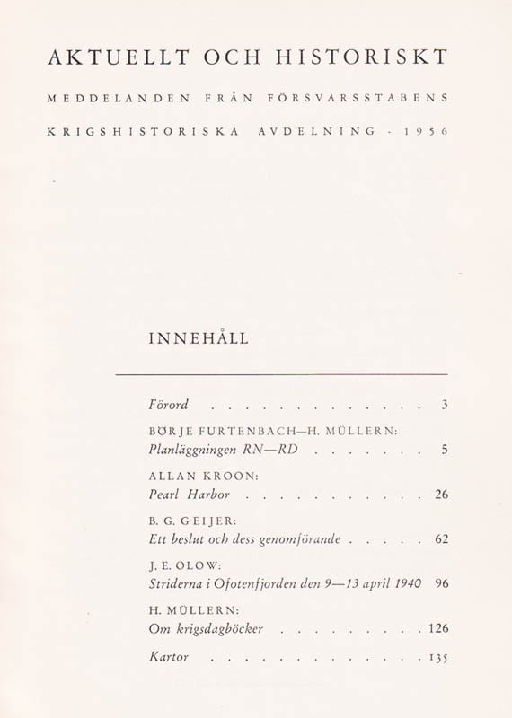 Aktuellt och historiskt