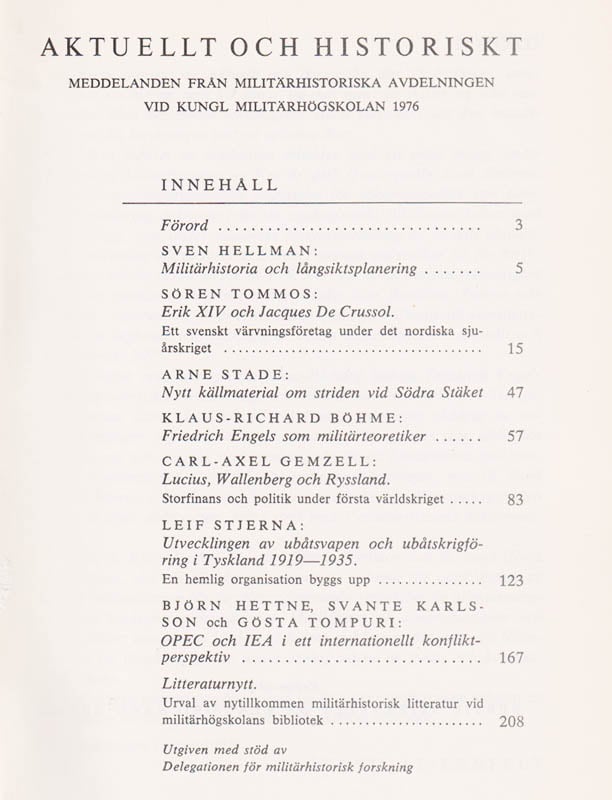 Aktuellt och historiskt