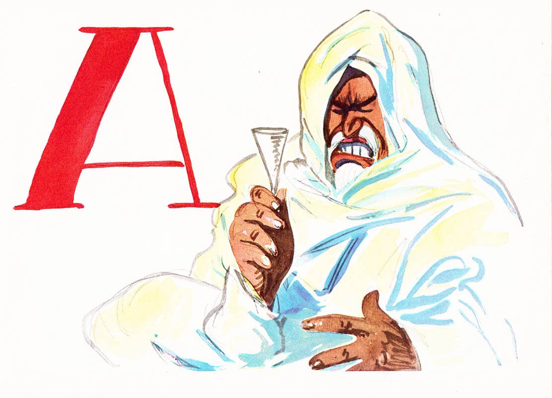 Albert Engström : Pyttans A-B och C-D-lära eller Antibarbarus