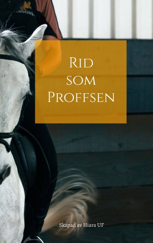 Aldén, Hilma ; Ahlström, Klara : Rid som proffsen