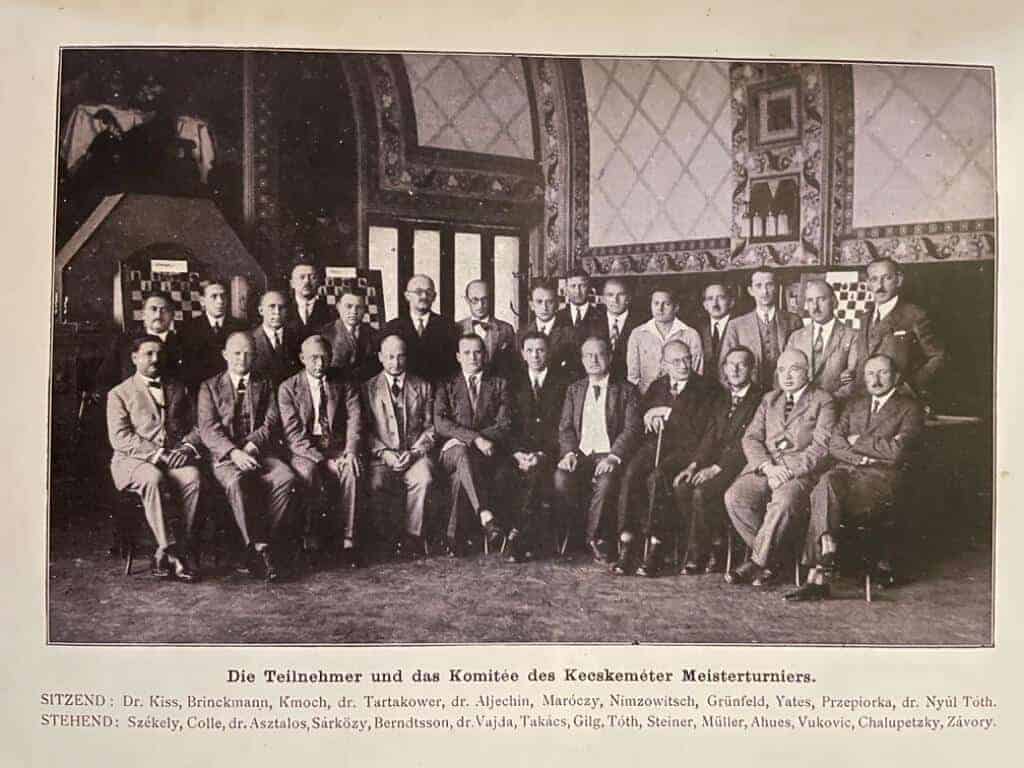 Alekhine, Alexander Alexandrovich , Hans Kmoch, Géza Maróczy and Aron Nimzowitsch : Das Erste Internationale Schachmeisterturnier in Kecskemét 1927