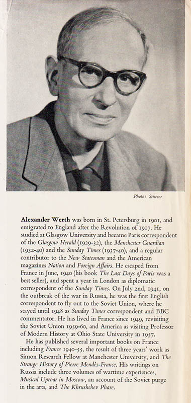 Alexander Werth : Russia at War 1941-1945