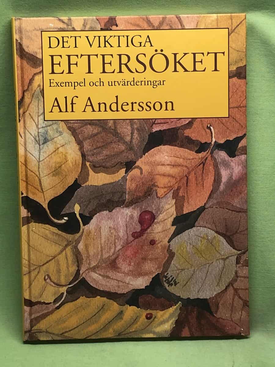 Alf Andersson : Det viktiga eftersöket