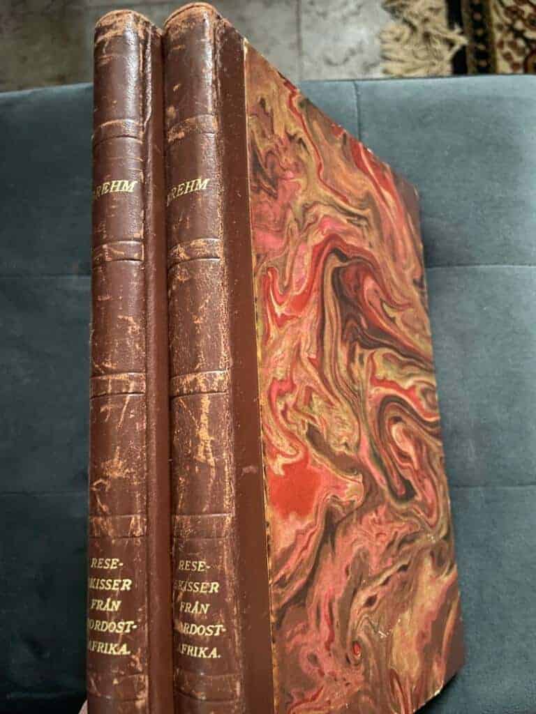 Alfred Edmund Brehm : Reseskisser från Nordostafrika eller de under egyptiskt överhöghet stående länderna Egypten, Nubien, Sennar, Rosseeres och Kordofan samlade under hans åren 1847-1852 företagna resor. Del 1 och 2.
