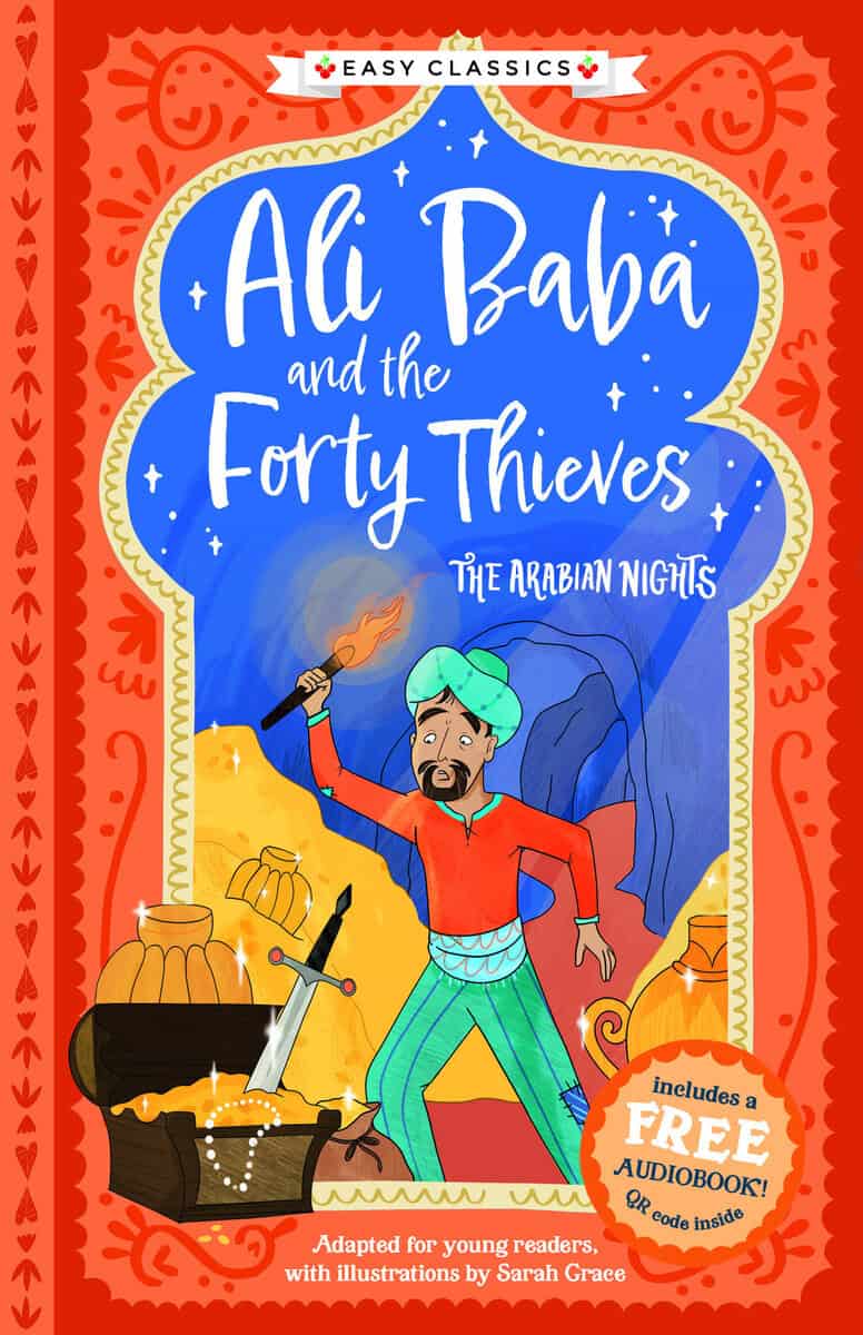 Ali Baba and the Forty Thieves (lättläst) (med bonusmaterial)