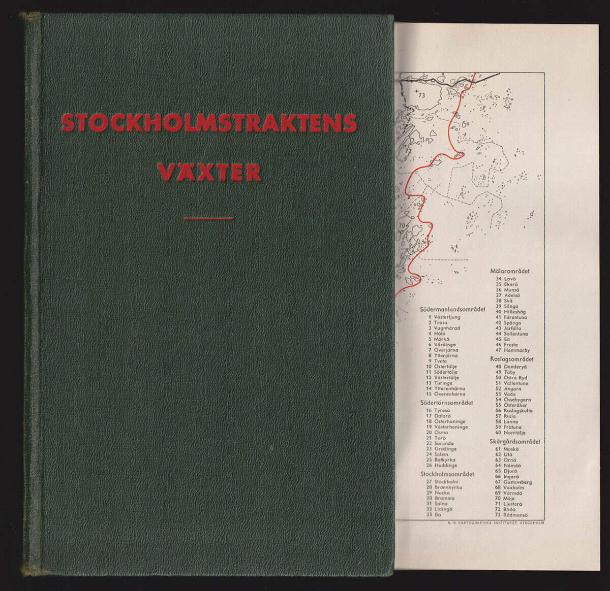 Almquist, Erik (1892-1974) ; Asplund, Erik (1888-1974) : Stockholmstraktens växter. Förteckning över fanerogamer och kärlkryptogamer med fyndorter och frekvensuppgifter