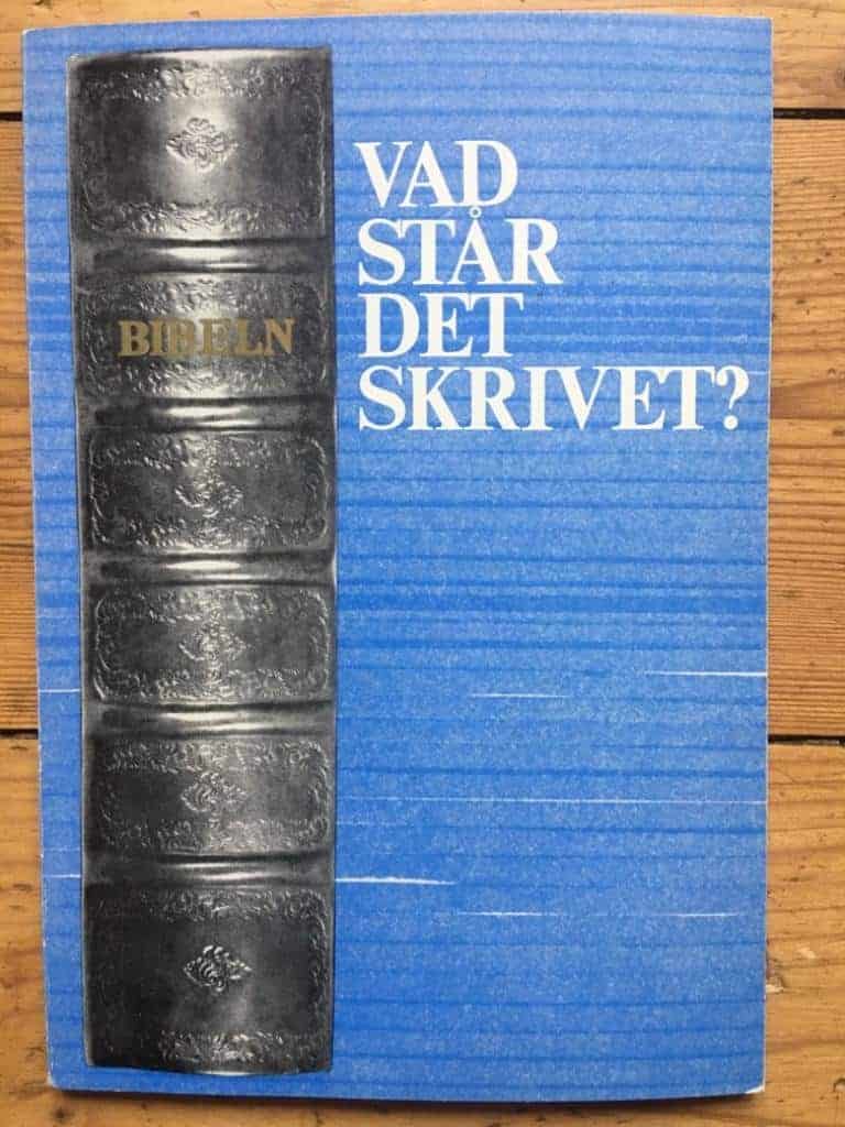 Almquist, Gustav, Sven Nilsson och Stig Svärd : Vad står det skrivet? - En studieplan om Bibeln och Bibelns Kristus