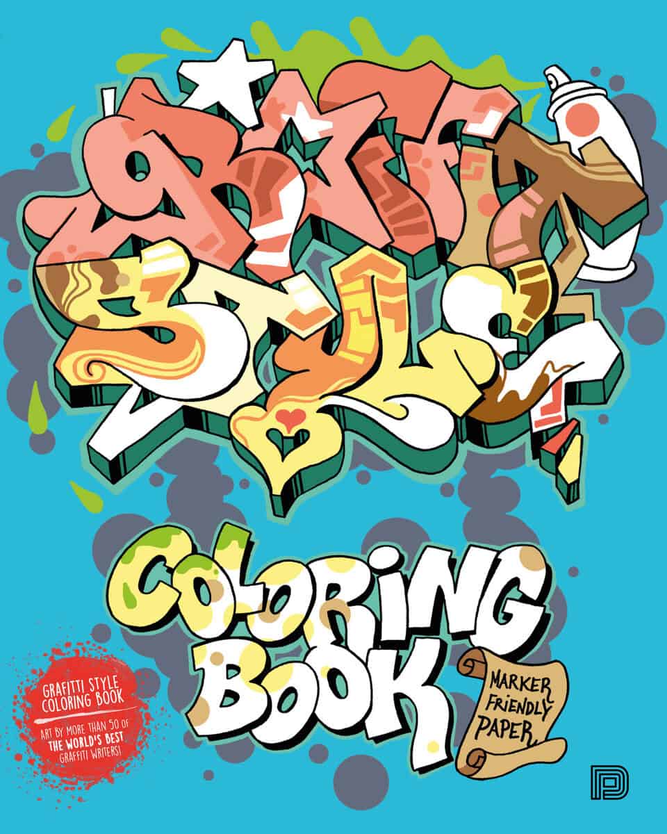 Almqvist, Björn ; Barenthin Lindblad, Tobias : Graffiti Style Coloring Book