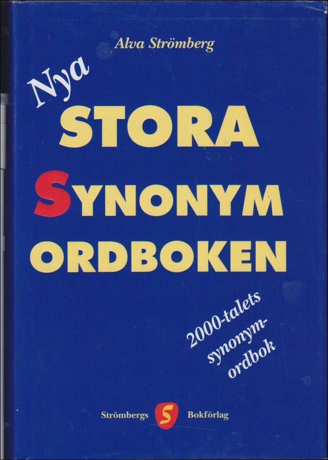 Alva Strömberg : Stora synonymordboken