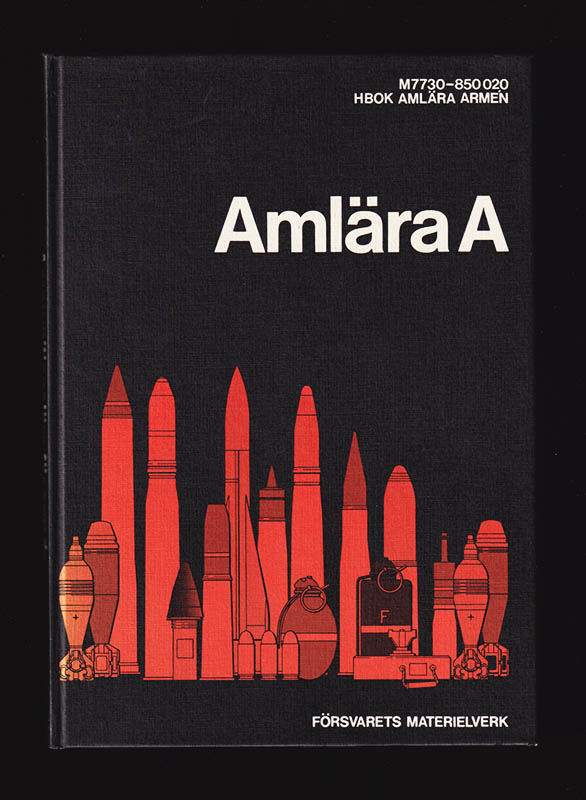 Amlära A. Ammunitionslära för armén. Fastställd jämlikt FMV-A M77:21/79