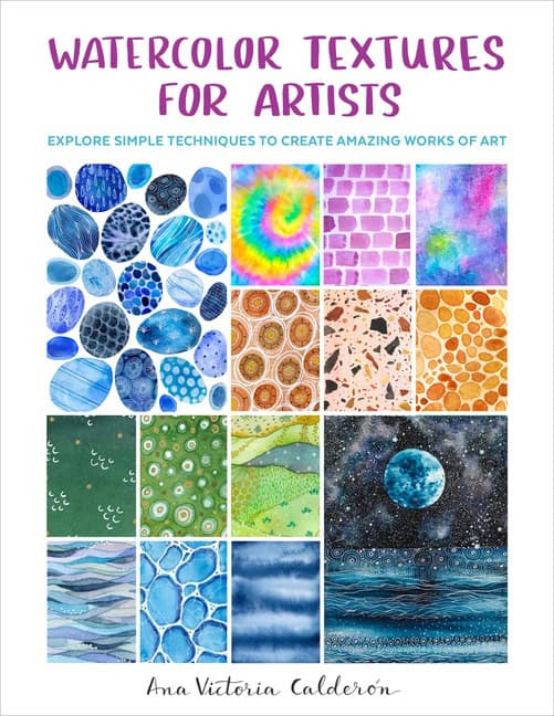 Ana Victoria Calderón : Watercolor Textures for Artists