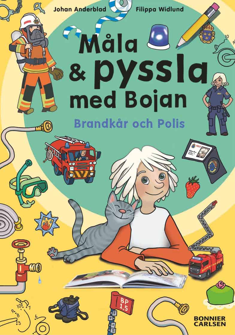 Anderblad, Johan ; Widlund, Filippa : Måla och pyssla med Bojan