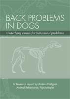 Anders Hallgren : Back problems in dogs : underlying causes for behavioral problems