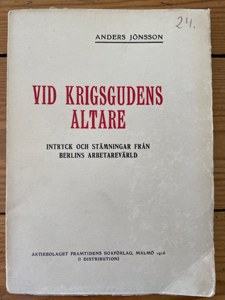 Anders Jönsson : Vid krigsgudens altare