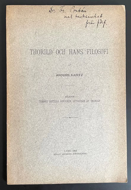 Anders. Karitz : Thorild och hans filosofi.