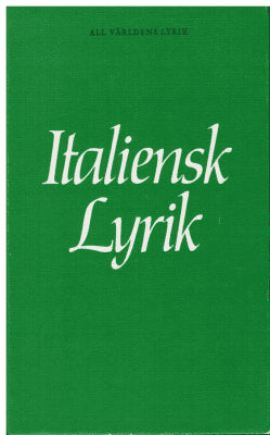 Anders Österling : Italiensk lyrik