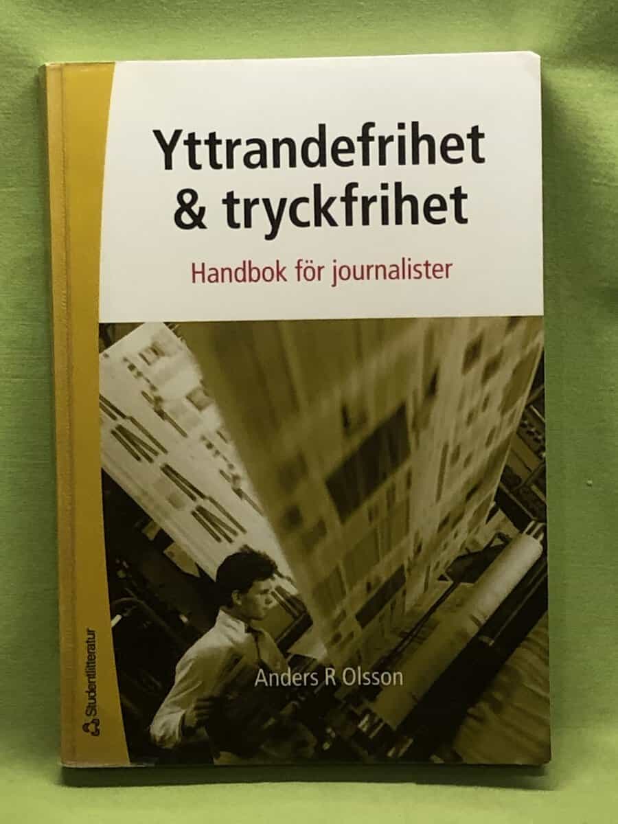 Anders R. Olsson : Yttrandefrihet & tryckfrihet