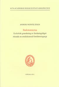 Anders Wepsäläinen : Acta academiae regiae Gustavi Adolphi