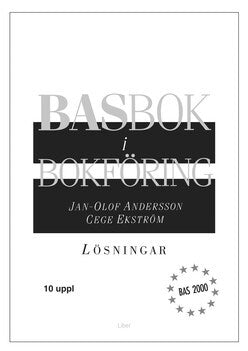 Andersson, Jan-Olof ; Ekström, Cege : Basbok i bokföring