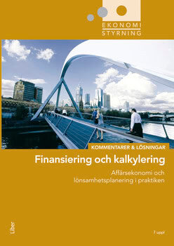 Andersson, Jan-Olof ; Ekström, Cege ; Gabrielsson, Anders : Finansiering och kalkylering