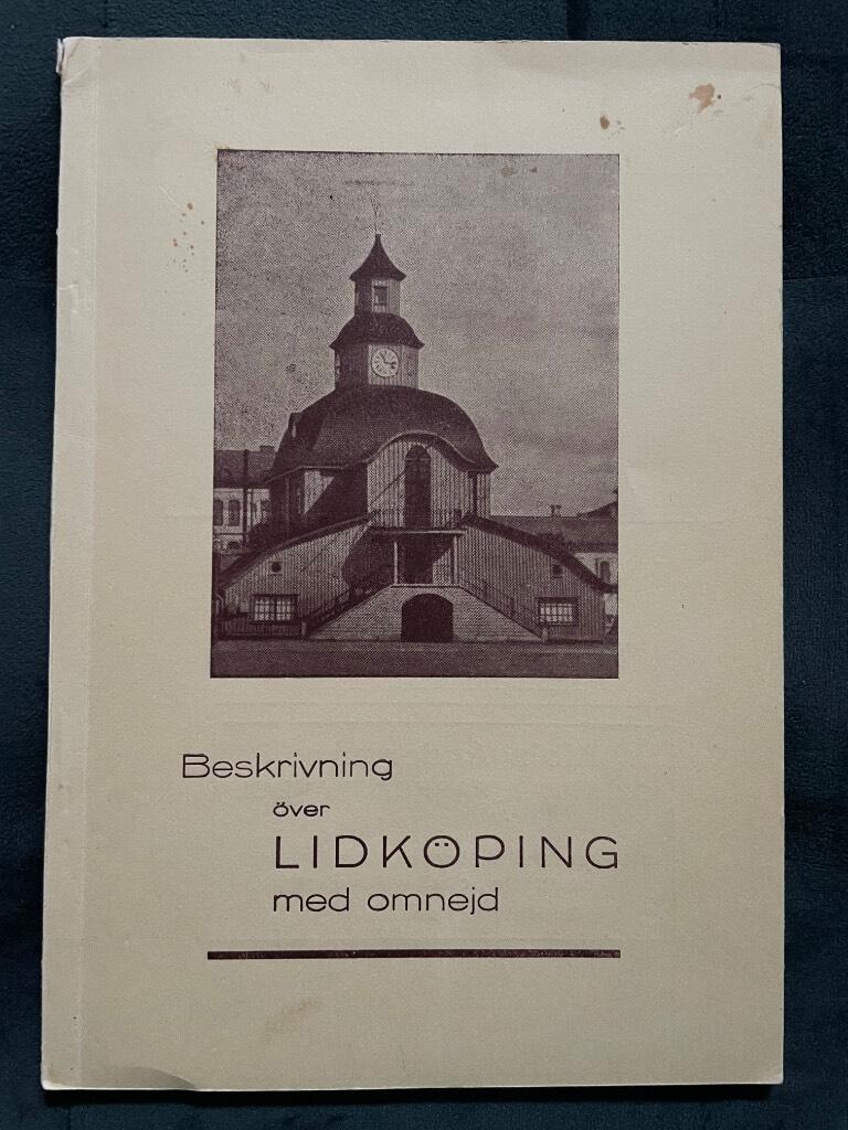 Andersson, Sten ; Flinck, Karl-Erik : Beskrivning över Lidköping med omnejd. En kortfattad orientering över sevärdheterna i staden och dess närmaste omgivningar.