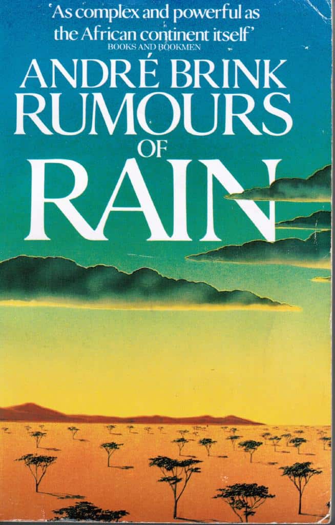 André Brink : Rumours of rain