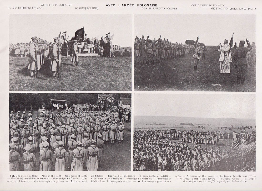 André Lichtenberger : La France et ses alliés. Documents de la section photographique de l'armée francaise (Frankrike och dess allierade. Dokument från den franska arméns fotografiska avdelning). No 6. France et Pologne (Frankrike och Polen)
