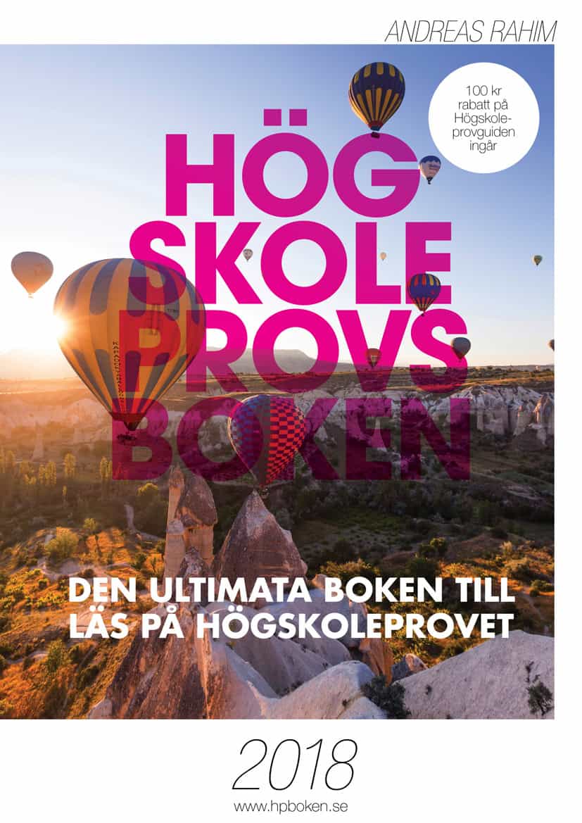 Andreas Rahim : Högskoleprovsboken : den ultimata boken till LÄS på högskoleprovet