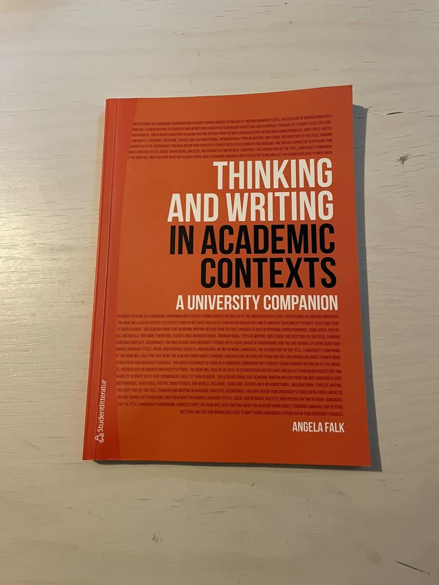 Angela Falk : Thinking and writing in academic contexts