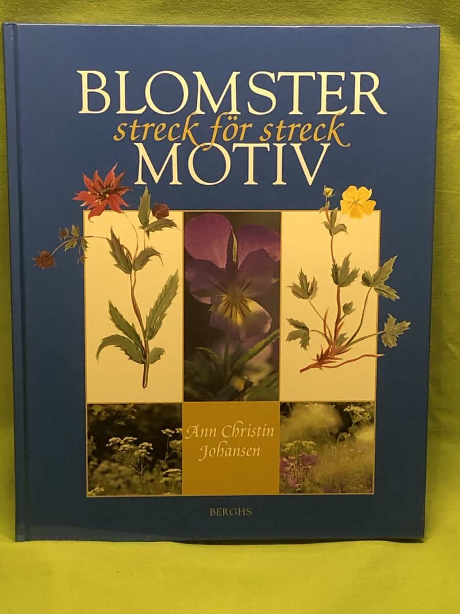 Ann Christin Johansen : Blomstermotiv streck för streck
