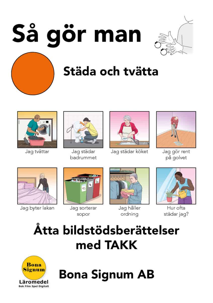 Ann Gomér : Så gör man, tema städa och tvätta, en bok med TAKK