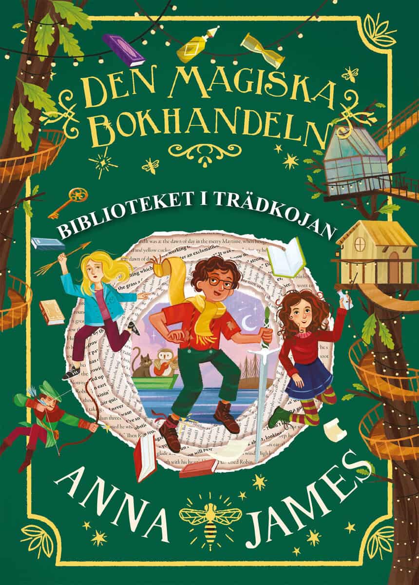 Anna James : Biblioteket i trädkojan