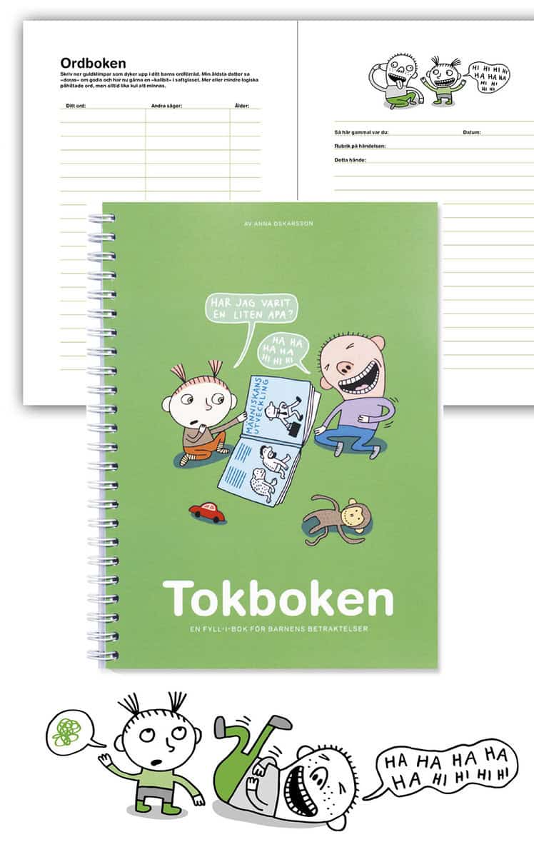 Anna Oskarsson : Tokboken : en fyll-i-bok för barnens betraktelser