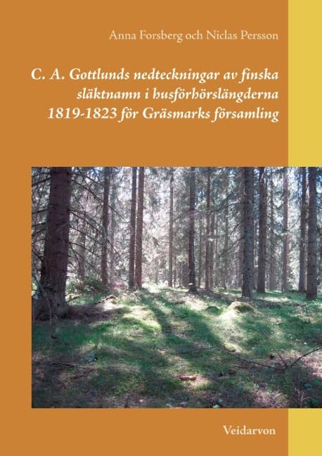 Forsberg, Anna ; Persson, Niclas : C. A. Gottlunds nedteckningar av finska släktnamn i husförhörslängderna 181
