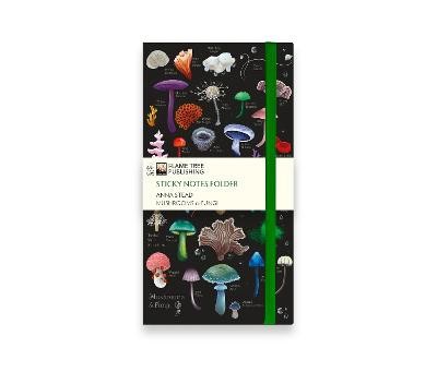 ANNA STEAD : Mushrooms & Fungi Flame Tree Sticky Notes Folder