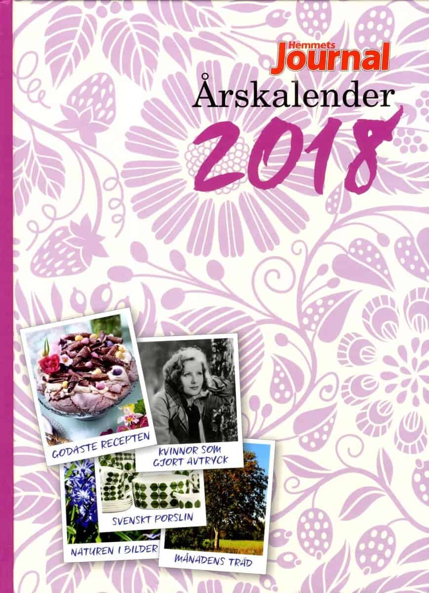 Anna Wahlgren : Hemmets Journals årskalender 2018
