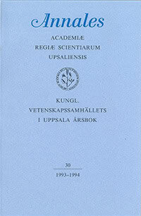 Annales Academiae regiae scientiarum Upsaliensis