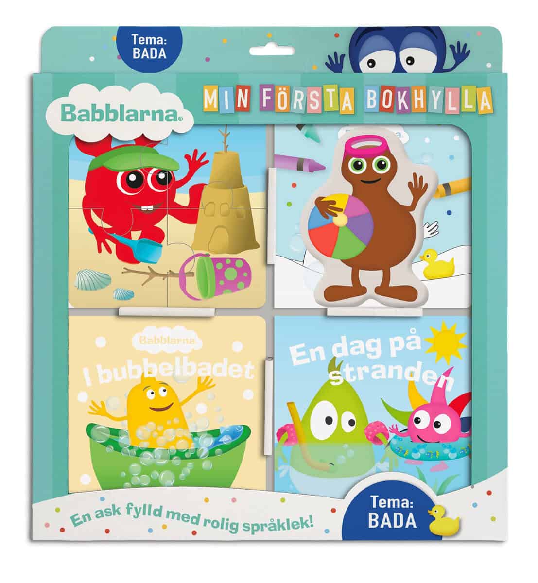 Anneli Tisell : Babblarna, Min första bokhylla, tema Bada