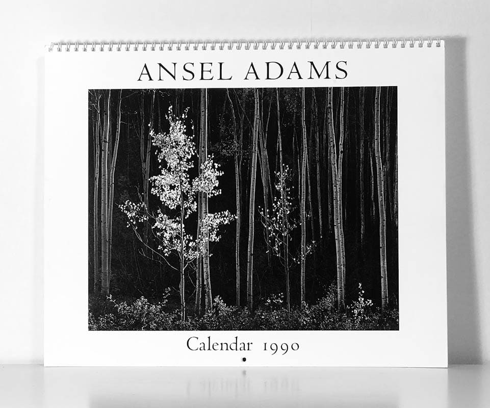 Ansel Adams : Ansel Adams Calendar 1990