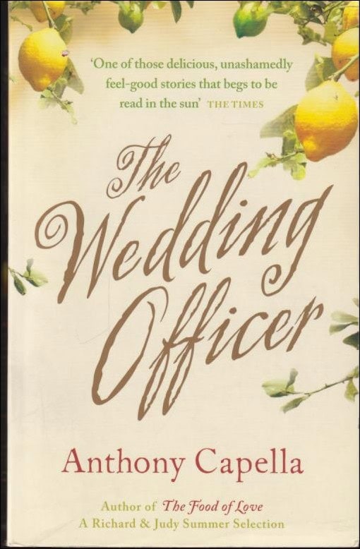 Anthony Capella : Wedding officer
